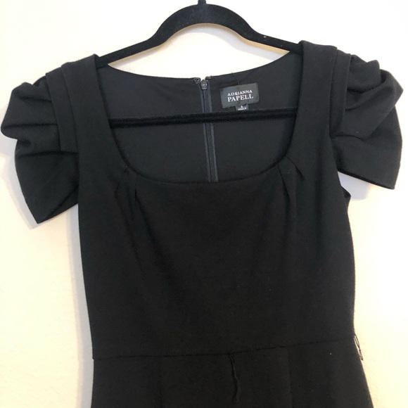 Anthropologie Dresses & Skirts - ADRIANNA PAPELL Black Classic Dress sz 4